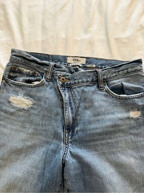 pistola Light Blue Distressed Women's Jeans